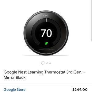 Brand new in the box Learning thermostat